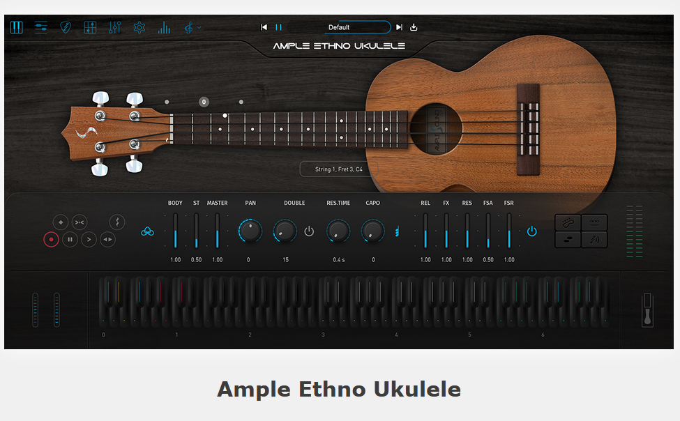 Ample Sound Ample Ethno Ukulele